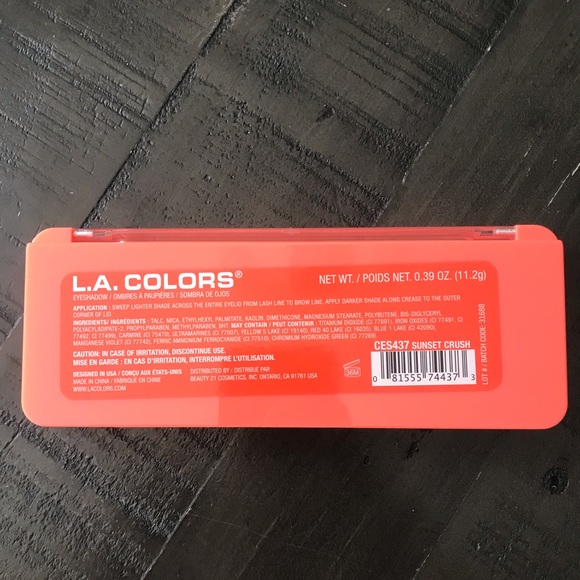 LA Colors Sunset Crush Eyeshadow - Picture 2 of 2